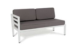 "Глория" модуль диванный правый, каркас из алюминия