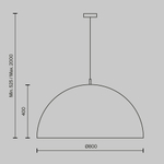 Подвесной светильник Maytoni MOD169PL-05GB1
