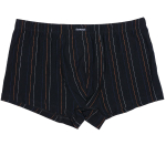 Мужские трусы-боксеры с тонкими разноцветными полосками (Размер: M) (Цвет: черный)
