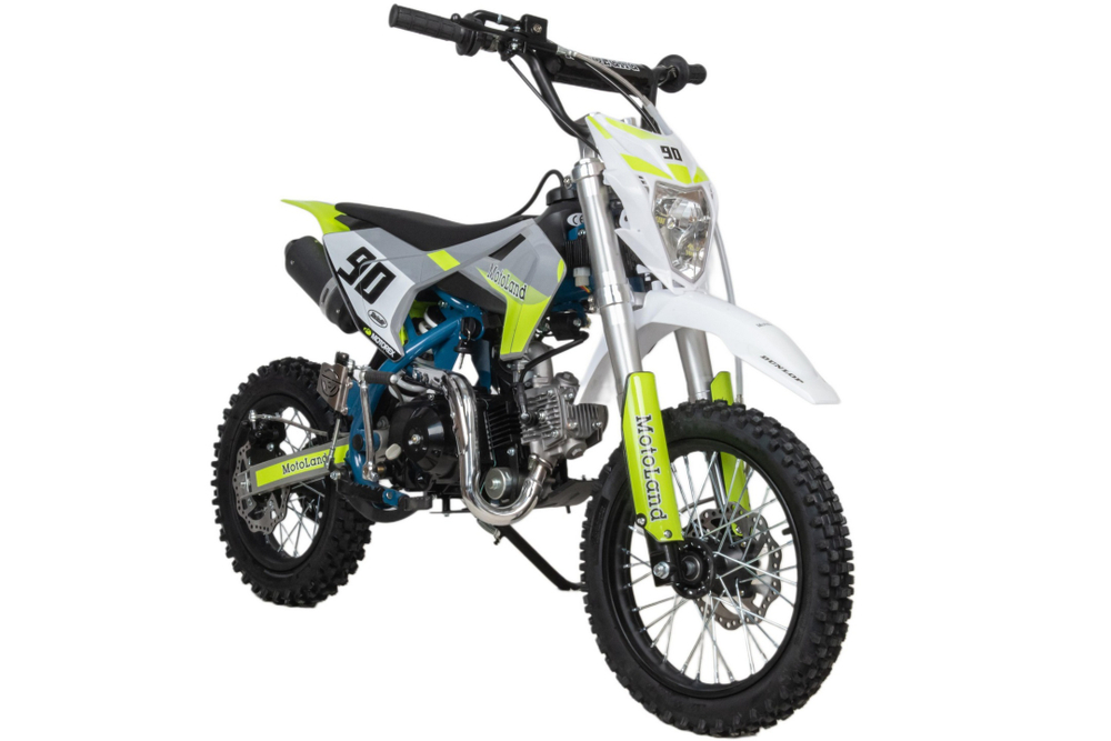Питбайк Motoland TCX125 E 14/12 +фара зеленый