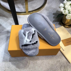 Louis Vuitton Fur Slide