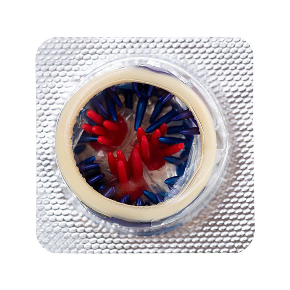 Презерватив с пучками усиков Штучки-дрючки №1 Стимулирующая штучка 1шт