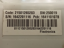 VMUF501B кт19 Модуль управления стиральной машины Ariston Indesit 21501265203 б/у