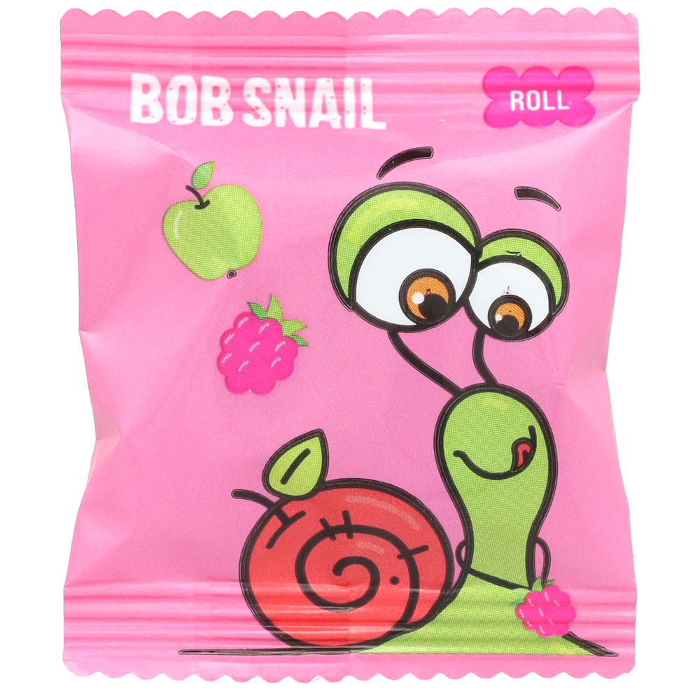 Bob Snail, Фруктовые рулеты, яблоко-малина, 10 пакетиков по 10 г (0,35 унции)