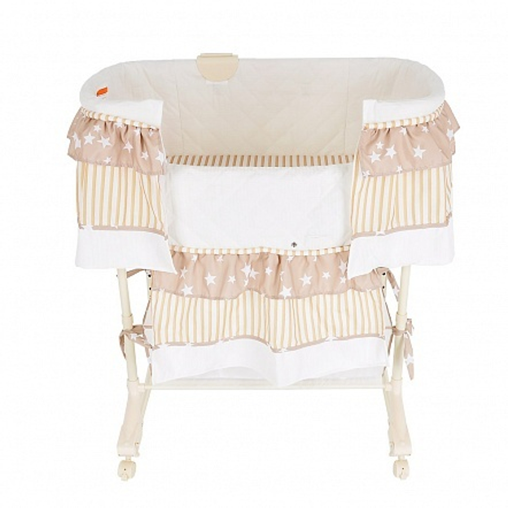 PITUSO Колыбель 3 в 1 Viana на колёсах Stars Beige/бежевый