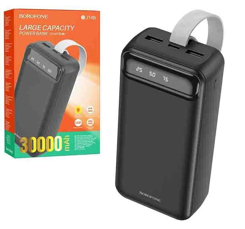 Портативный аккумулятор BOROFONE BJ14B 30000 mAh (черный)