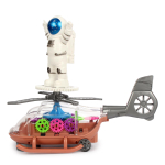 Вертолет на бат. 18см, коробка 8837