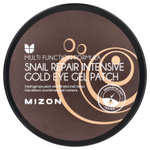 Mizon, Гелевые патчи для глаз Snail Repair Intensive Gold, 60 патчей