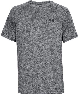 Мужская теннисная футболка Under Armour Tech SS Tee 2.0 - серый