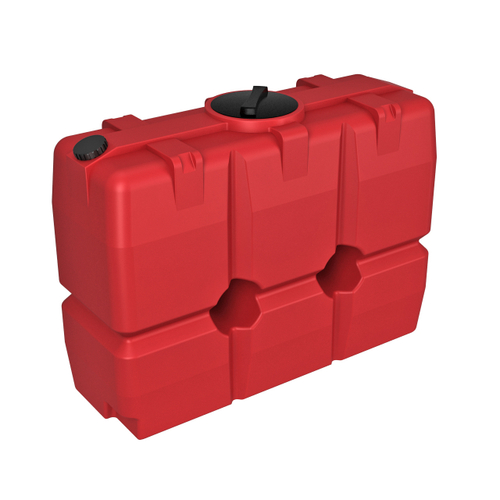 Емкость SK 2000л красная ЭкоПром SK 2000 л. горизонтальная|вертикальная прямоугольная (2100x750x1590см;90кг;Красный) - арт.557460