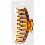 Заколка-краб для волос на блистере «Diana Collection - Liza», микс 6 цветов, 11*5см