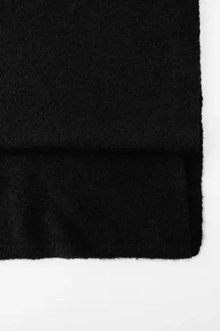 ZARA ШАРФ ИЗ ТОНКОГО ТРИКОТАЖА, ЧЕРНЫЙ