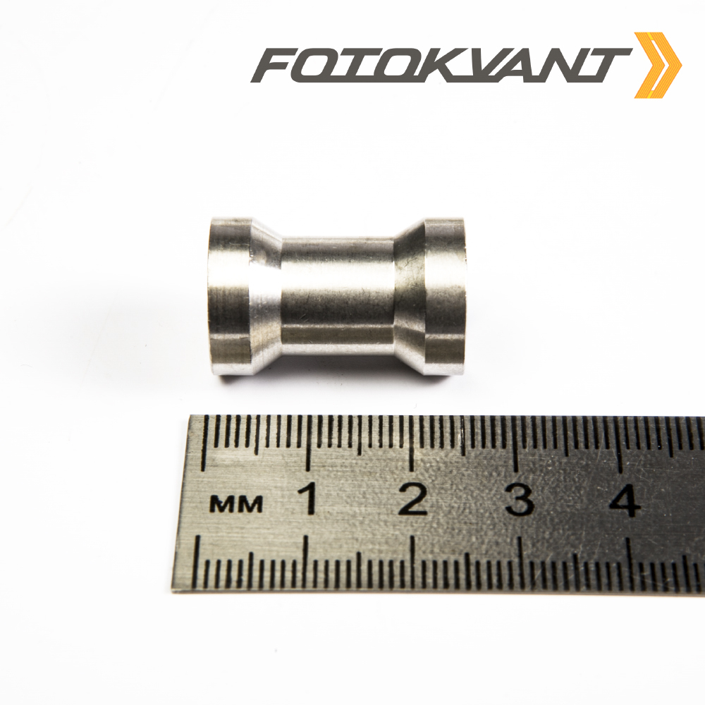 Fotokvant FLH-05-ST переходник из нержавейки 16 мм с винтовым креплением 1/4"-3/8"