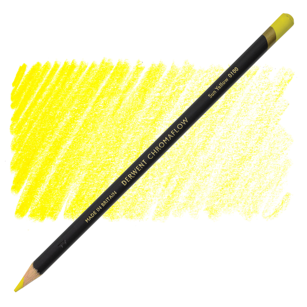Derwent Chromaflow. 0100 Sun Yellow