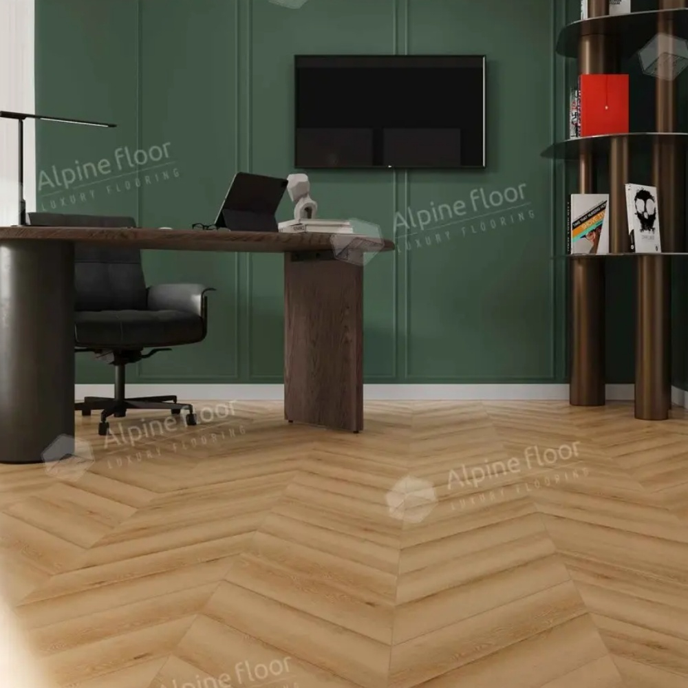 Кварцвиниловая плитка Alpine Floor Chevron Alpine ECO 18-19 MC Дуб Самерсет