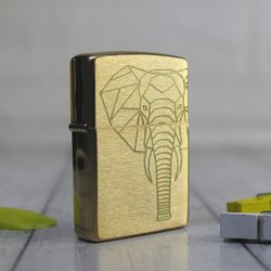 Зажигалка Zippo (200 Vintage Brushed Chrome) с гравировкой на заказ
