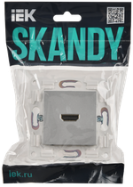 SKANDY Розетка HDMI SK-H01S серебряный IEK