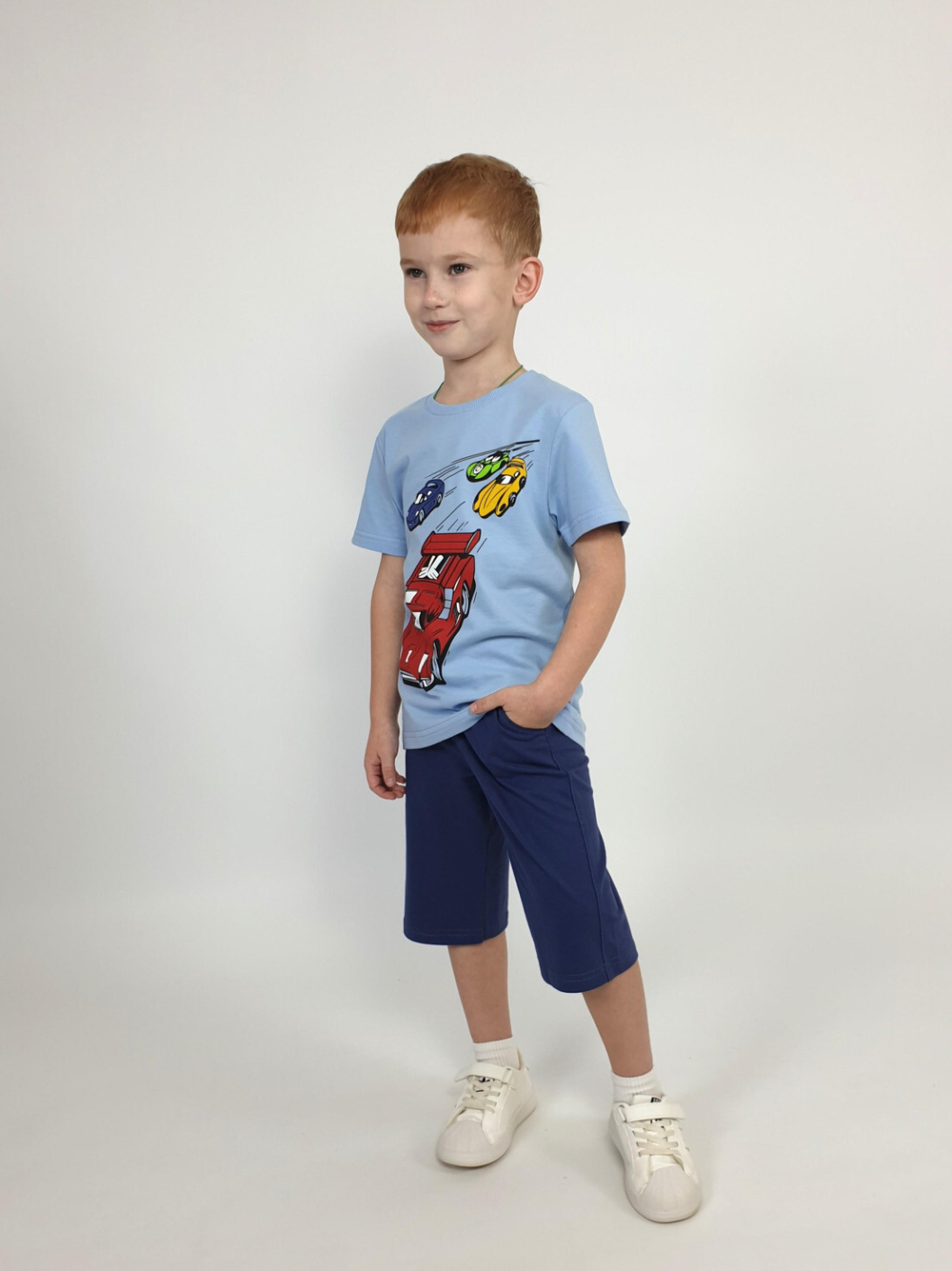 01-151-4 Комплект для мальчика (джемпер+шорты)