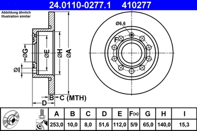 ATE - 24011002771-ATE - Brake Disc