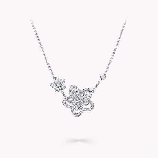 Подвеска Graff Wild Flower Double Diamond Pendant