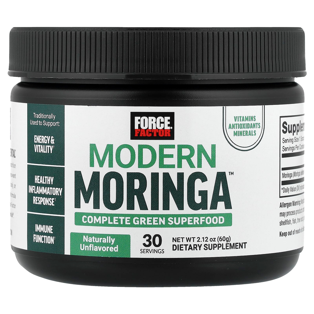 Force Factor, Modern Moringa™, без добавок, 60 г (2,12 унции)
