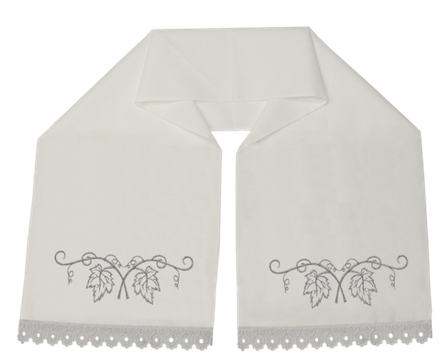 Рушник "Союзный" с вышивкой серебро