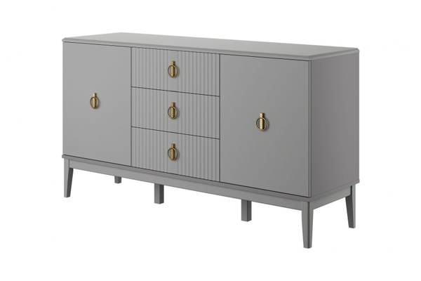 КОМОД ФАРГО Ш.1480*В.816*Г.440 АНТРАЦИТ 2 ДВЕРИ 3 ЯЩИКА