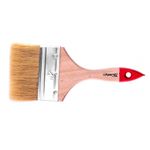 Кисть плоская "Стандарт" 4" (100 мм), натуральная щетина, деревянная ручка// MTX 82545