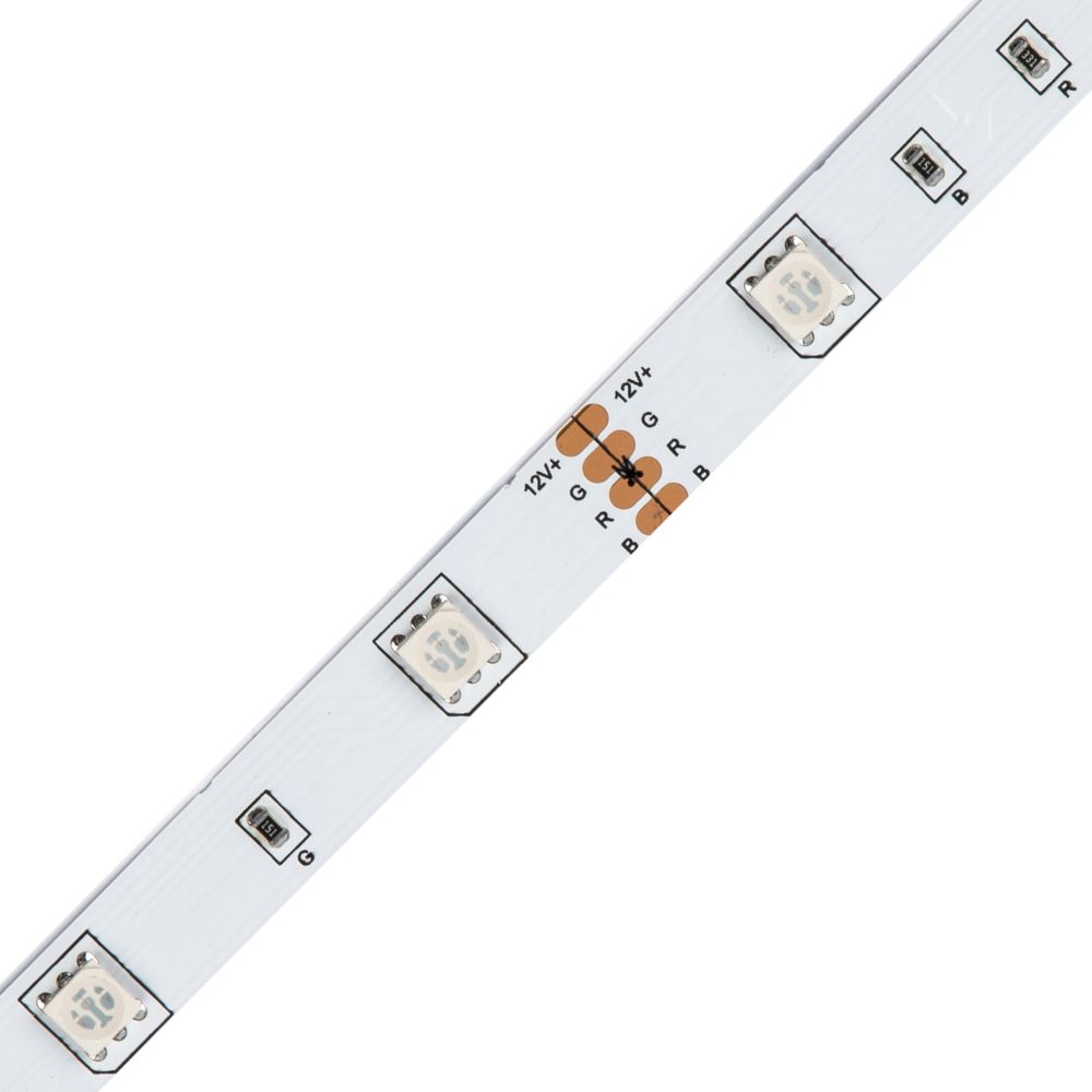 ULS-Q210 5050-30LED-m-10mm-IP20-DC12V-7.2W-m-5M-RGB Гибкая светодиодная лента на самоклеящейся основе. Катушка 5 м. в герметичной упаковке. RGB. ТМ Volpe.