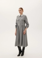 Платье «Школа», серый