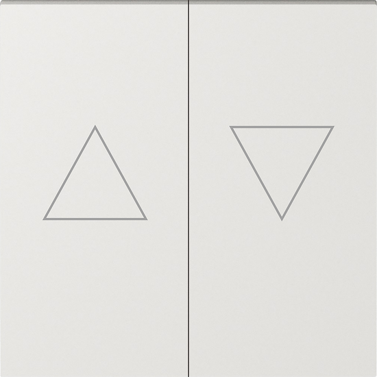 Клавиша 2-я со стрелками для жалюзи,  матовый кашемир,  серия A07