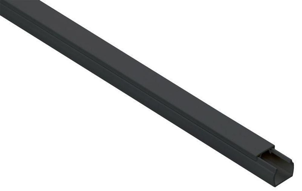 Кабель-канал 12х12 L2000 пластик ЭЛЕКОР черн. IEK EL-KK10-012-012-1-K02