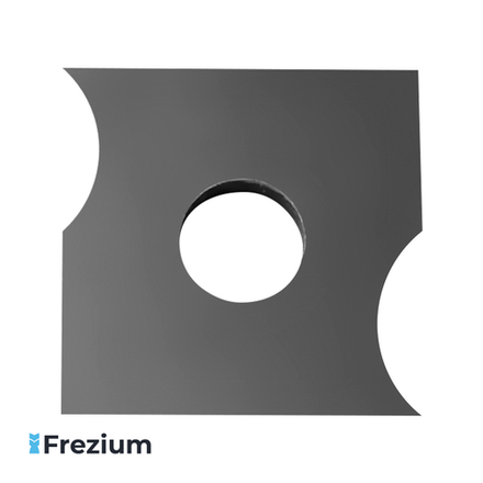Сменная твердосплавная пластина для фрезы (12x12x1.5 R3 35 градусов)