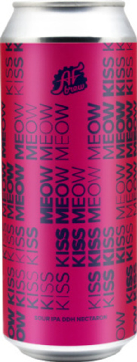 Пиво Аф Брю Кисс Кисс Мяу Мяу Нектарон / AF Brew Kiss Kiss Meow Meow DDH Nectaron 0.5 - банка