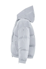 Куртка жен. DUNO Glossy Gavia 437 серебро