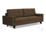 Диван прямой Фидэль (БД) LUMA 06 (велюр какао)