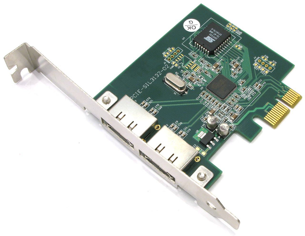 SATA контроллер MultiCo ESP32 (OEM) PCI-Ex1, SATA-II 300, 2port-ext