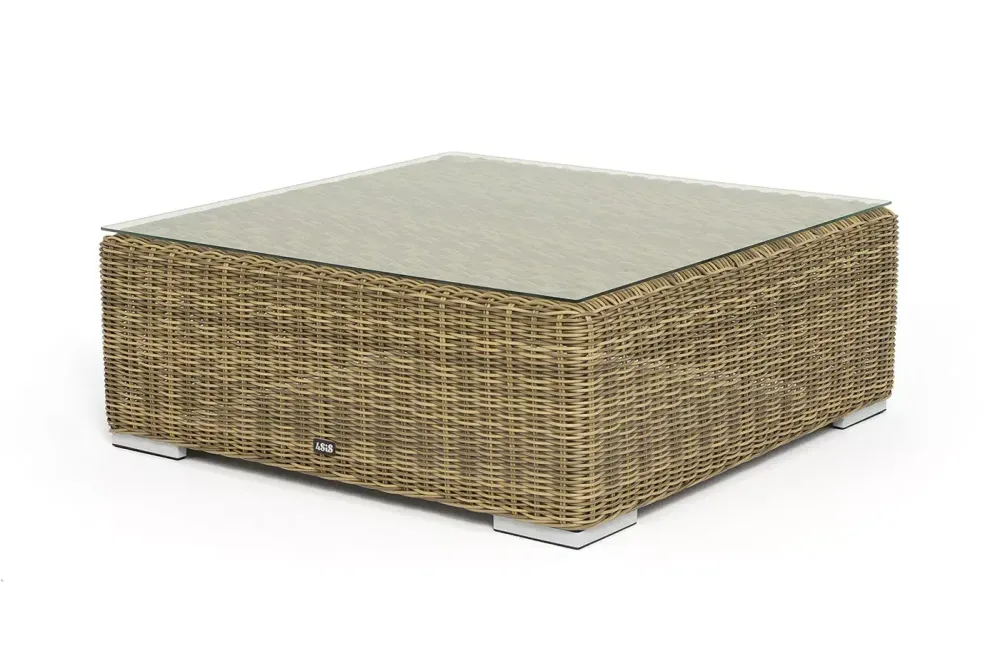 "Капри" журнальный столик плетеный, цвет соломенный