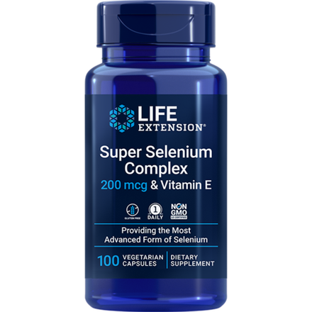 Super Selenium Complex 200 мкг и Витамин E 100 капсул Life Extension