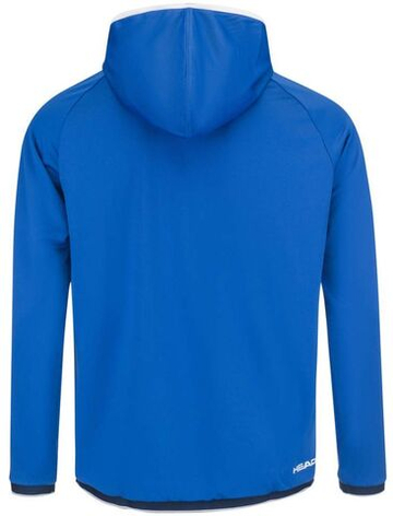 Мужская теннисная кофта Head Topspin Hoodie - небесный