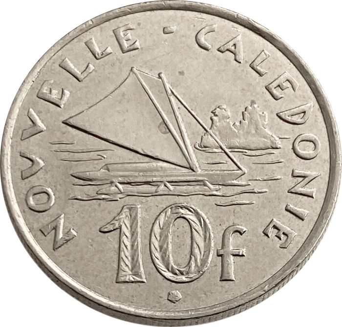 10 франков 2010 Новая Каледония