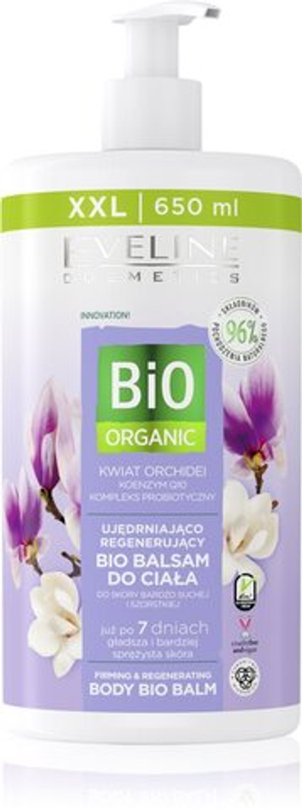 Eveline Cosmetics Bio Organic - укрепляющий бальзам для тела с регенерирующим эффектом /   650  ml  / GTIN 5903416043577
