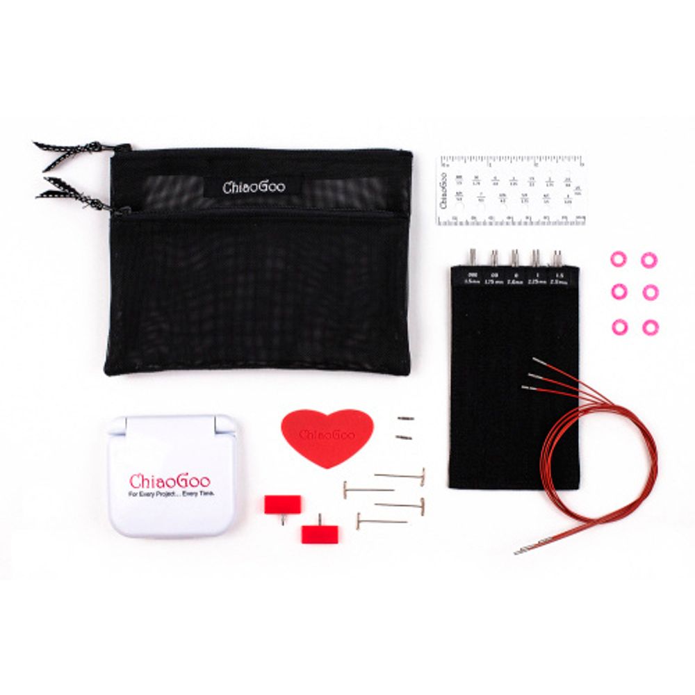 Набор ультратонких спиц 13 см Mini Twist Set ChiaoGoo, 7500-M