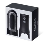 Набор Tenga Flip Zero Electronic Vibrotation: мастурбатор с вибрацией и устройство вращения