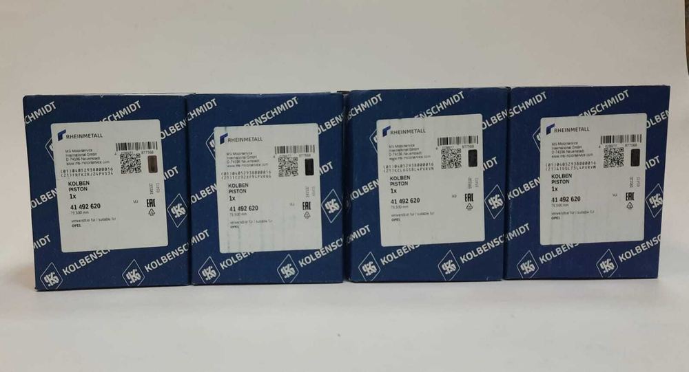 Поршни с кольцами +0.50 Z16XER A16XER F16D4 КОLBЕNSCНMIDТ
