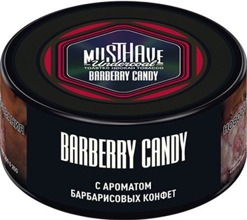 М. Табак для кальяна Must have Barberry Candy (Барбарисовые конфеты) 25гр