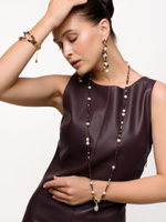 Колье "Sea pearl hematite" Gold