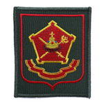 Шеврон Московский Военный Округ МВО красный кант