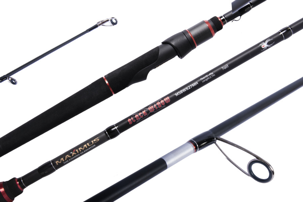 Спиннинг Maximus BLACK WIDOW -X 24MH 2,4 m 12-42 g 10-20 lb