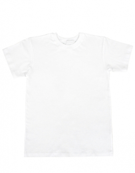 Н115 белый	 футболка детская Basia.